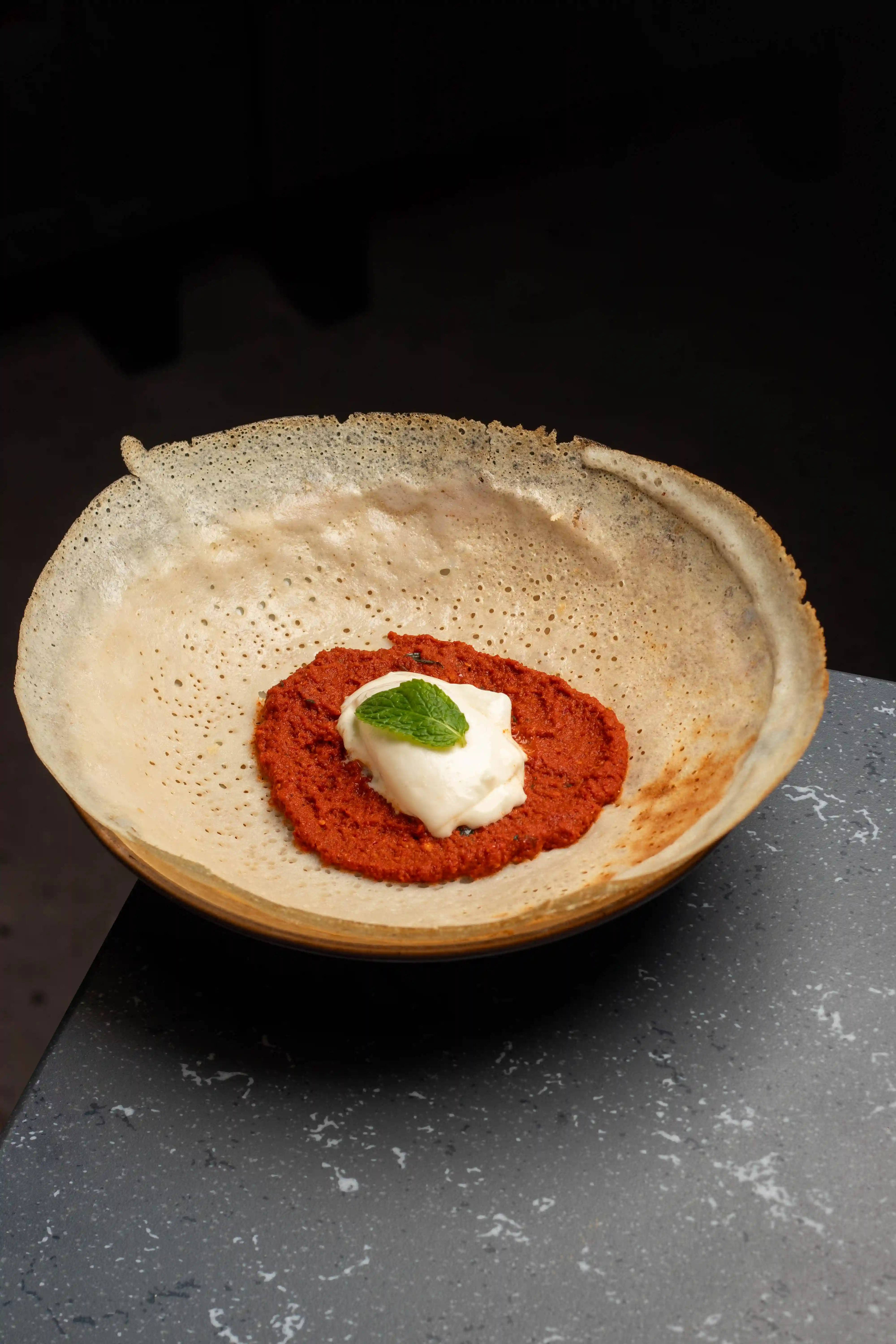 Burrata Ghee Roast Appam